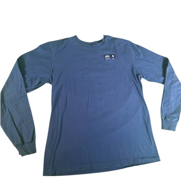 Nike USA Soccer Blue Long Sleeve Ignite T Shirt Size Small Loose Fit - Picture 1 of 12